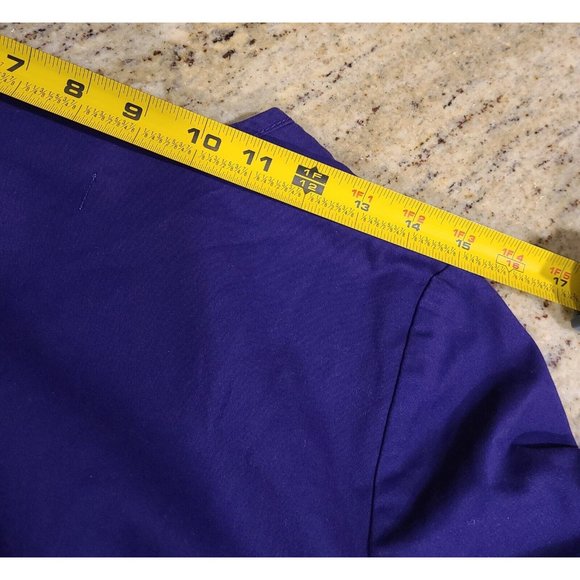 Women's S Small Koi by Kathy Peterson Purple Srub Top - Picture 11 of 12